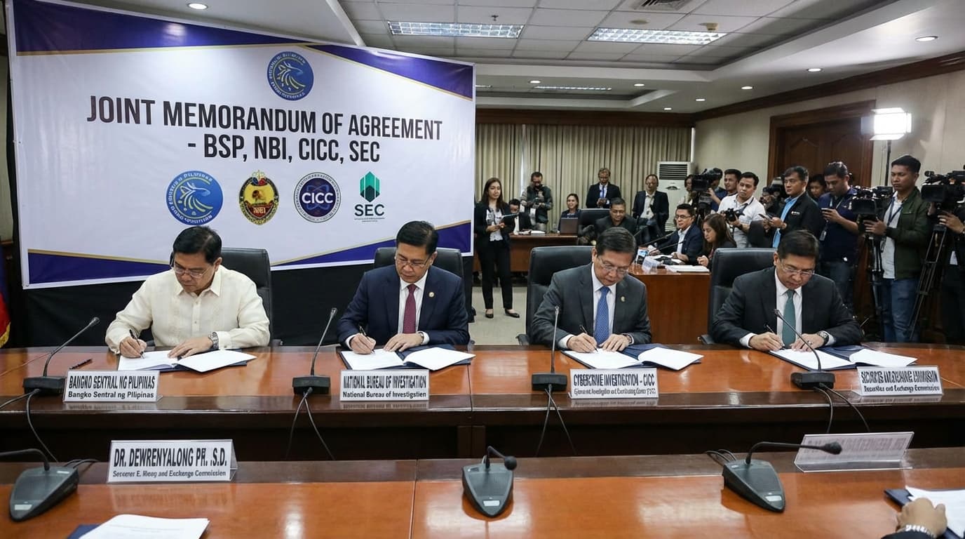 Bangko Sentral, NBI, CICC, at SEC, Nagpirmahan ng Kasunduan! Ano ang Nakatago sa Likod Nito?!