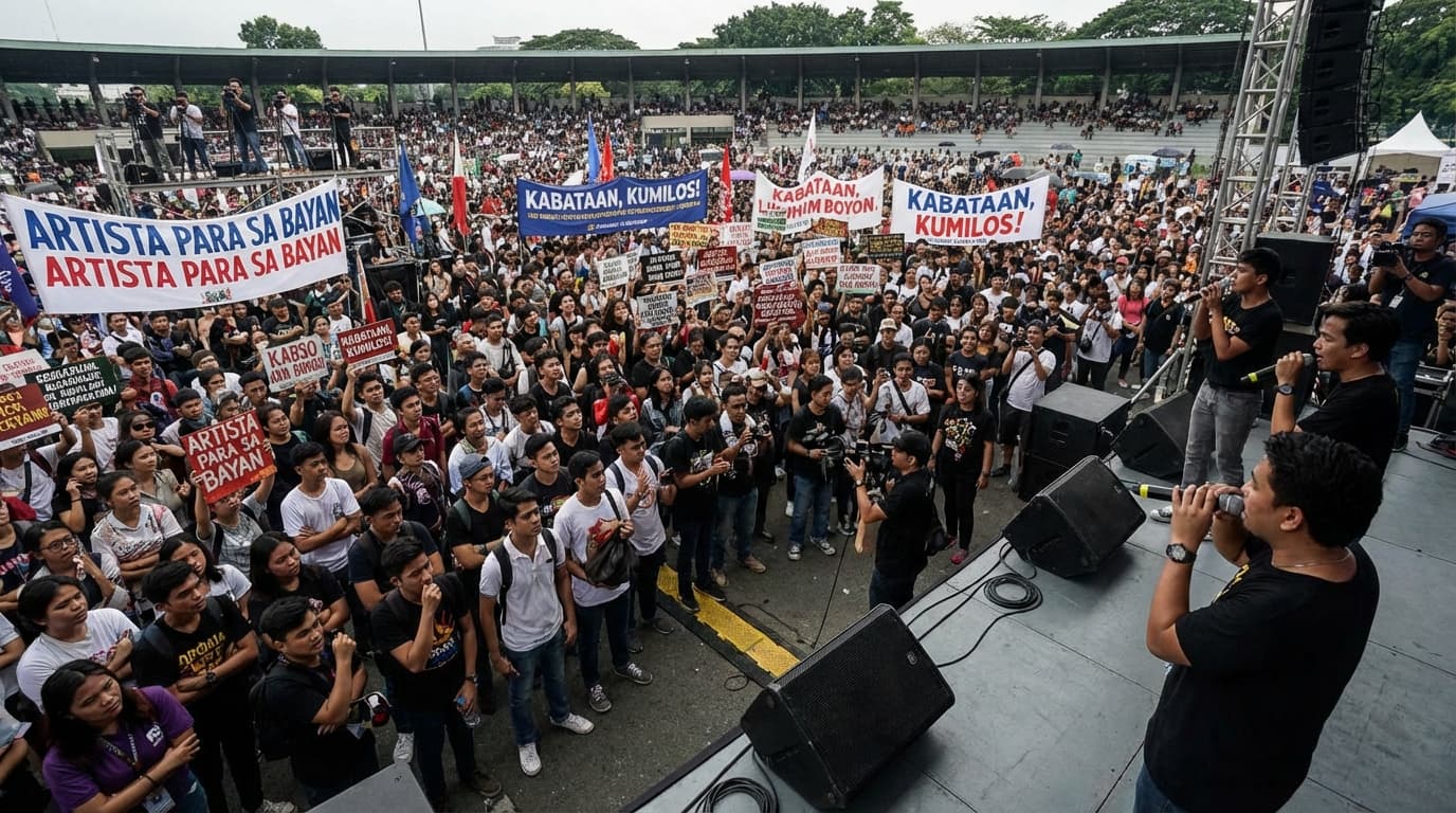 Mga Artista at Kabataan, Nag-Rally sa Concert? Ito ang Totoong Nangyari!