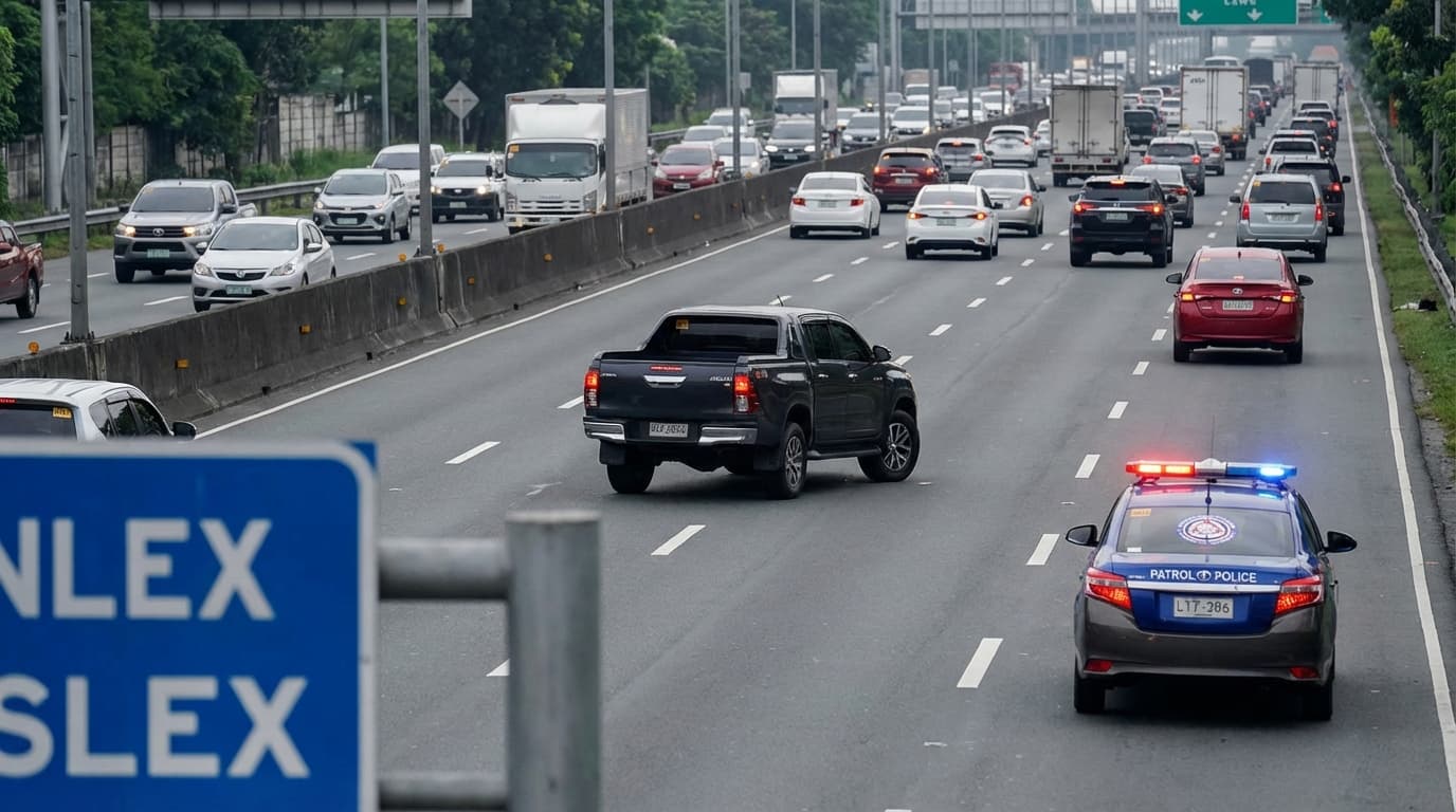 Isang Pickup Truck, Nag-full Stop sa Expressway? LTO, Nanggagalaiti!