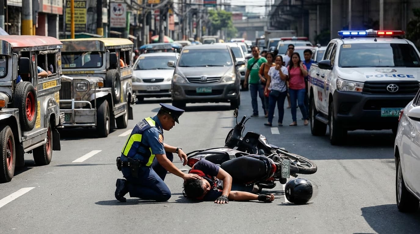 Motorista Nagwala, Bumulagta sa Harap ng Traffic Enforcer! Ano ang Totoong Nangyari?!