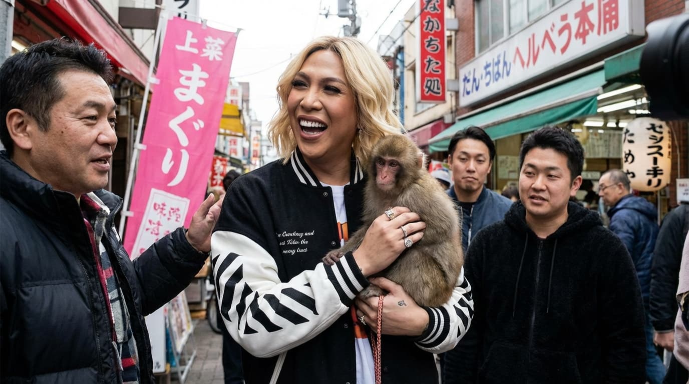 Vice Ganda, Nakipagkulitan sa Viral na Baby Monkey sa Japan?! Ang Kaso, Hindi Pala Siya Ang Hinahanap!