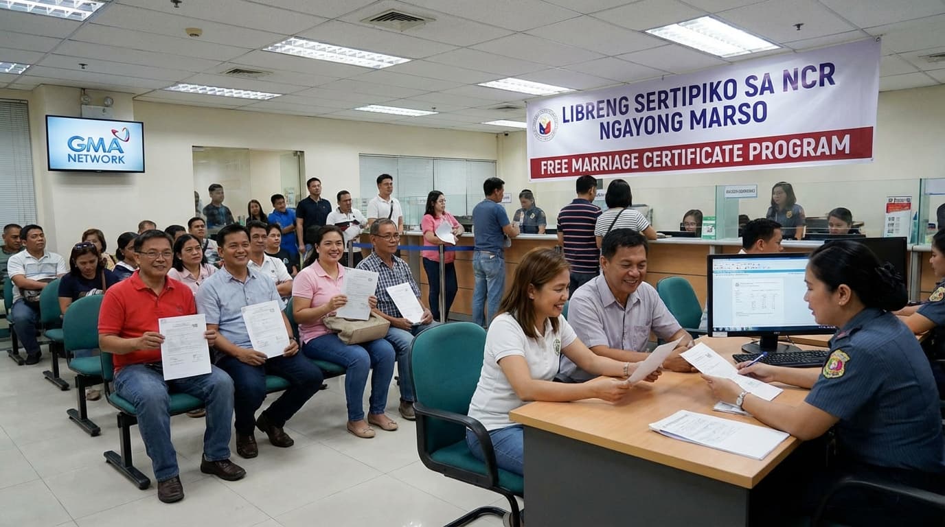 Libreng Sertipiko sa NCR Ngayong Marso: Mag-asawa na ba Tayo, mga Sis?! 💍