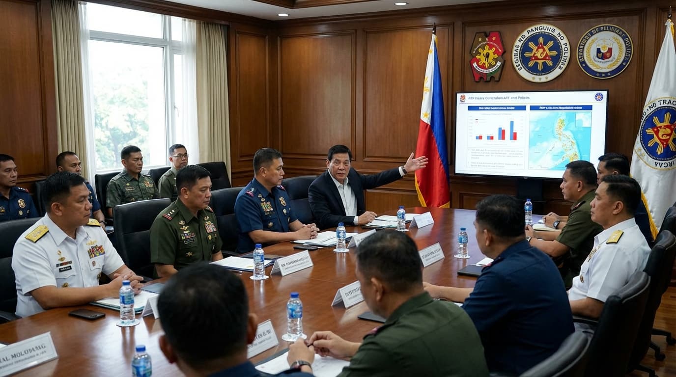 Mga Boss ng AFP, PNP, at PCG, Nagpulong! Ano ang Sikreto sa Likod ng 'Fortified' National Security Strategy?