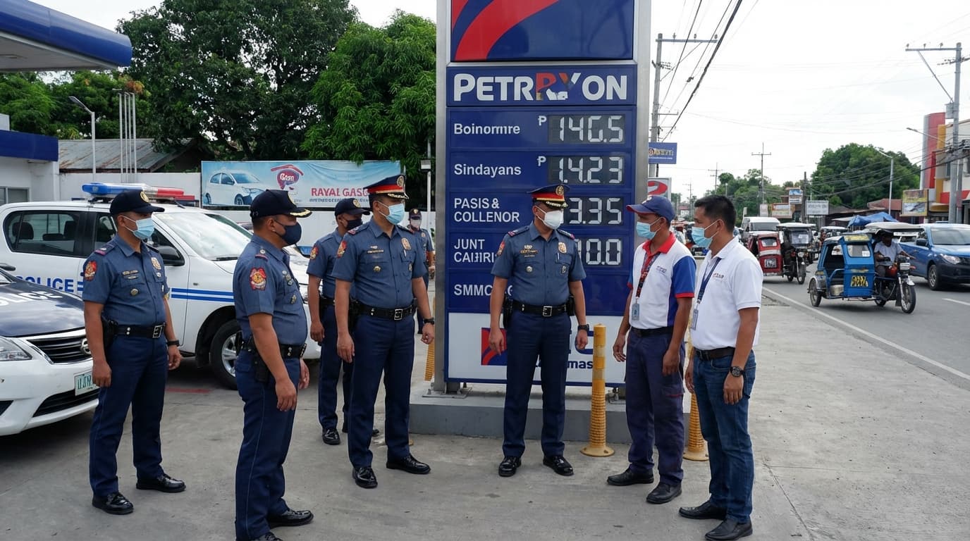 Mga Pulis sa Negros, Bantay Sarado sa Presyo ng Gasolina! May Malaking Sikreto Bang Itinatago?