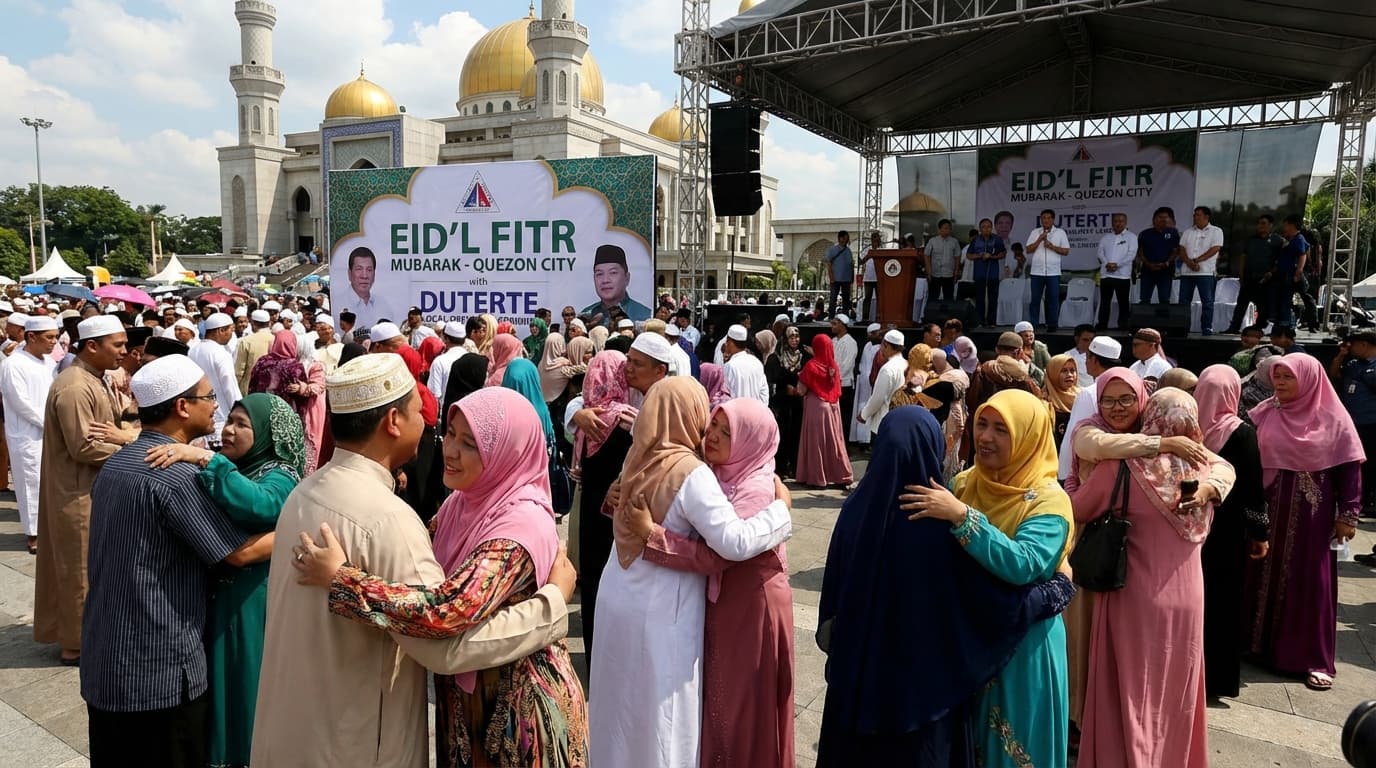 Duterte, Mga Muslim sa QC, Nagdiwang ng Eid'l Fitr! Pero Sino Talaga ang Tunay na Panalo Dito?! 🕌💰