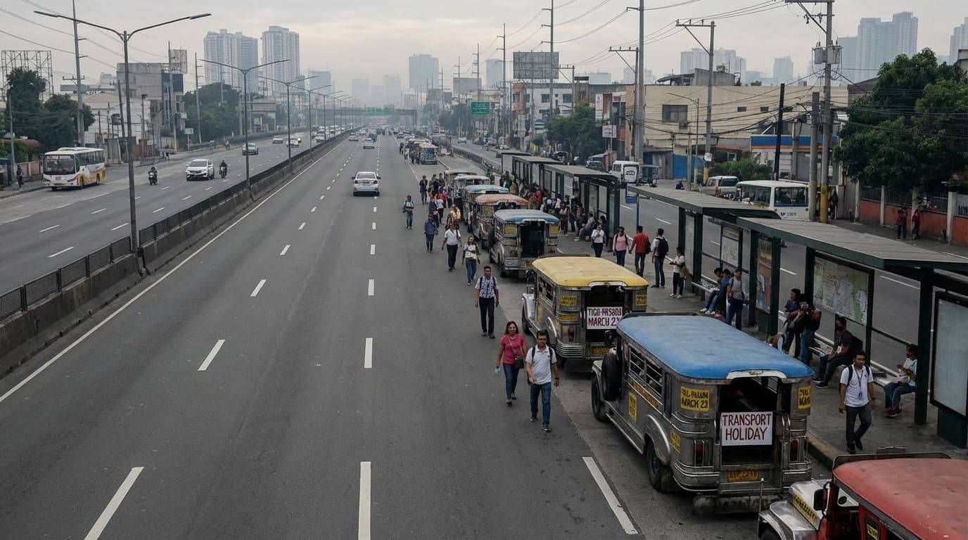 Babala sa mga Commuter: Maghanda sa Nationwide 'Transport Holiday' sa Marso 23 - Makaka-survive ka ba?!