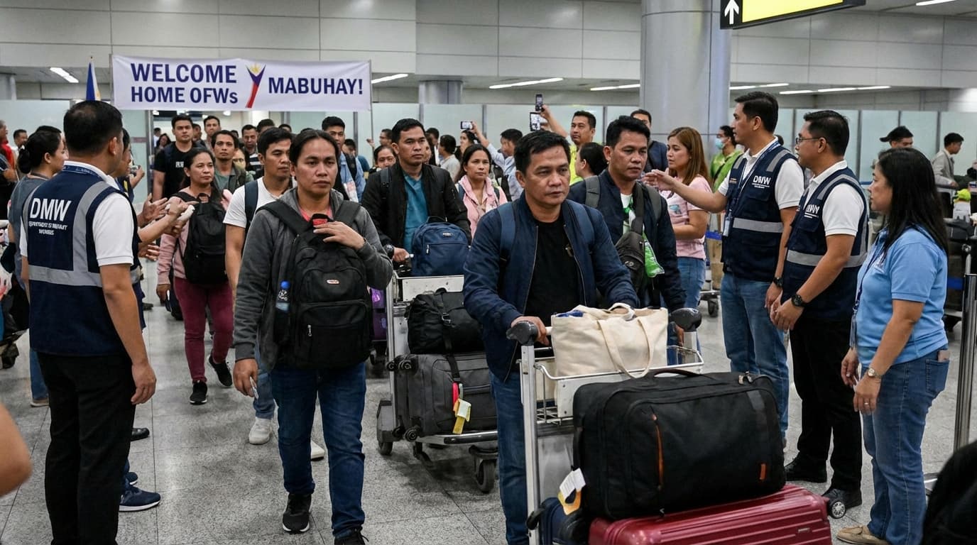 16 OFWs Mula Lebanon, Pauwi Na! Pero Teka... May Kasama Silang 'Pasalubong'?! 😱