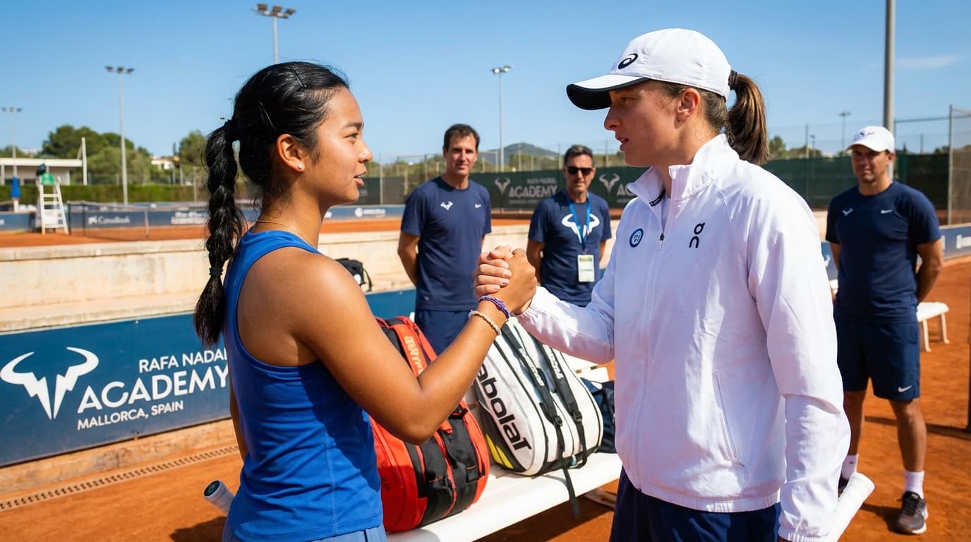 Alex Eala at Iga Swiatek, Nagkita Muli sa Rafa Nadal Academy! May Sikreto Bang Nabuksan?