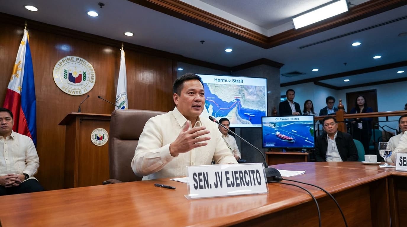 Senador Ejercito, nag-aalala sa presyo ng gasolina?! Sinasabi niyang ang Hormuz Strait ang susi sa ating enerhiya... Pero ano nga ba ang koneksyon?!