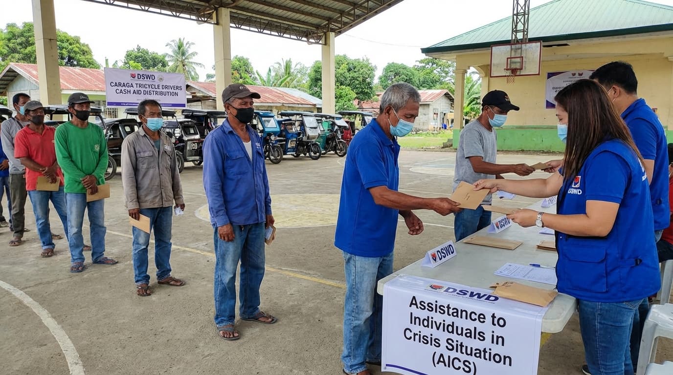 8,000+ Tricycle Drivers sa Caraga, Nakatanggap ng Cash Aid! Pero Saan Napunta ang Iba?! Alamin Dito!