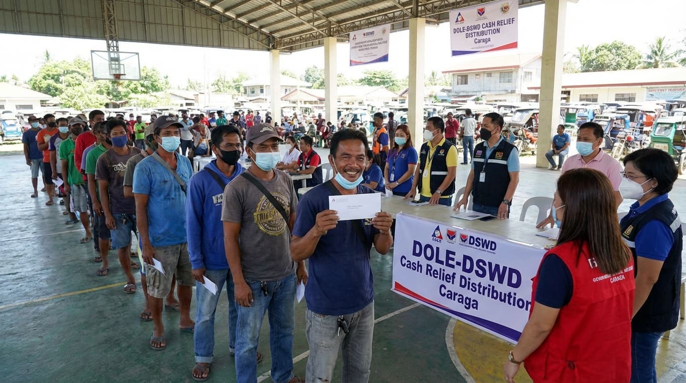 Magugulat Ka sa Nangyari sa 8.8K Tricycle Drivers ng Caraga! P44-M Cash Relief, May Kasamang Sikreto?! 🤫