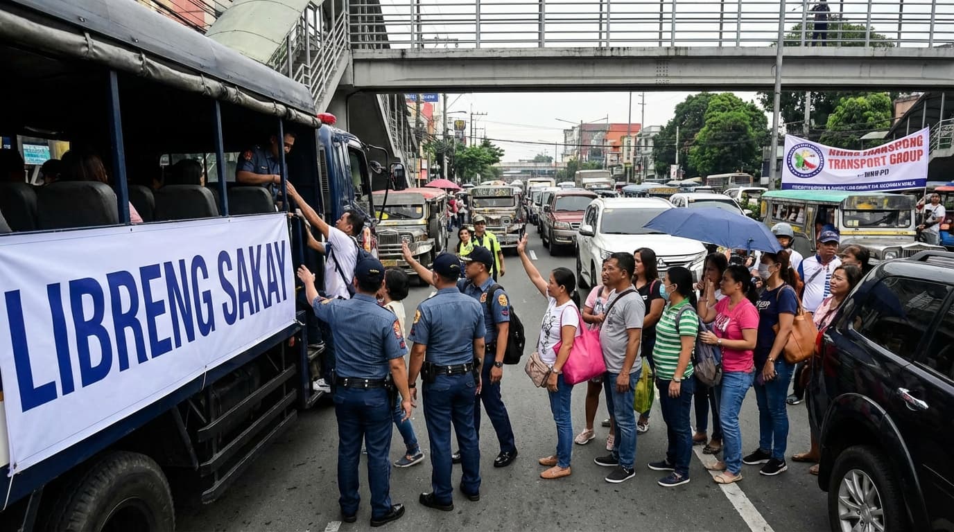 Maliit na Pasko sa Disyembre? PNP nag-aalok ng LIBRENG SAKAY habang nagwewelga ang mga transport group!