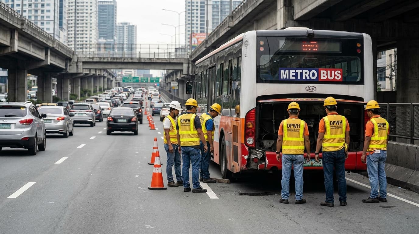 DPWH, Bus Company Nag-aaway sa EDSA! Sino ang Magbabayad sa Pinsala?! 😱