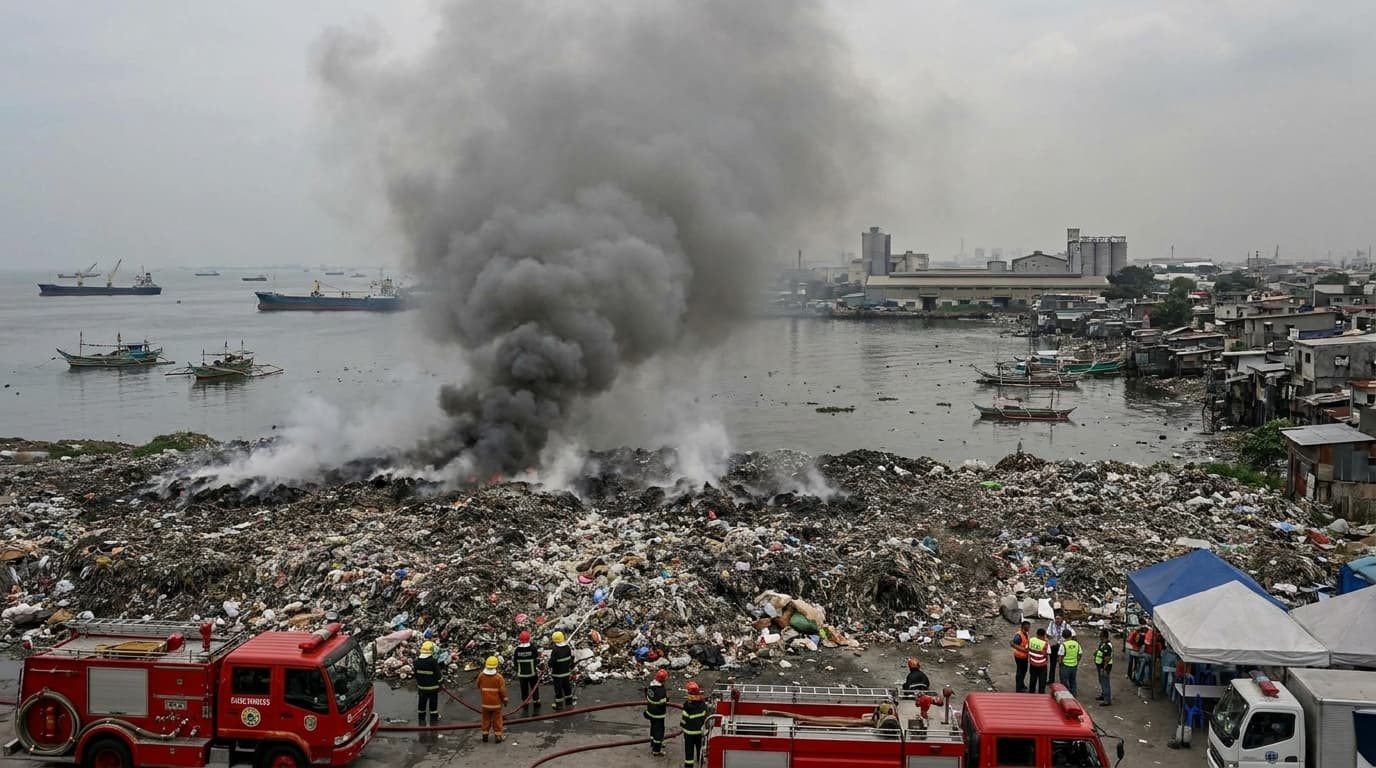 Sunog sa Tambakan ng Navotas, Lason sa Karagatan ng Maynila?! Isda na Kinakain Mo, Baka Maging Nakakalason!
