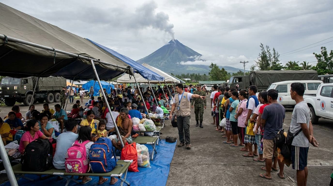 BULKAN NG MAYON NAGWAWALA NA NAMAN! Libu-libo na ang nagsisiksikan sa evacuation centers, pero ang iba, naghahanap pa rin ng 'adventure'? 🌋