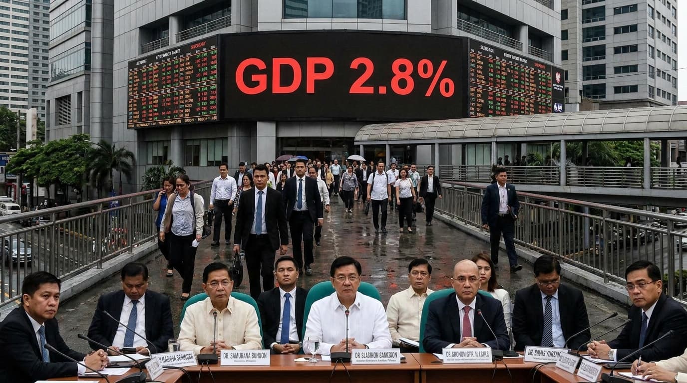 Ekonomiya ng Pilipinas, Bumagal na Parang Tiyangge sa Linggo! Ano ang Dahilan?!