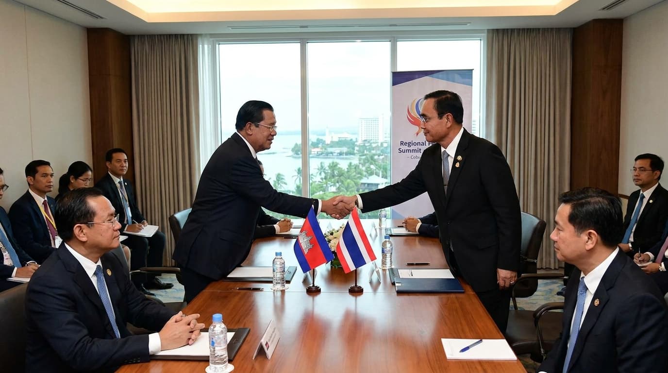 Mga Lider ng Cambodia at Thailand, Nagkita sa Cebu! Ano ang Sikreto sa Likod ng 'Kapayapaan' Nila?! 🤯