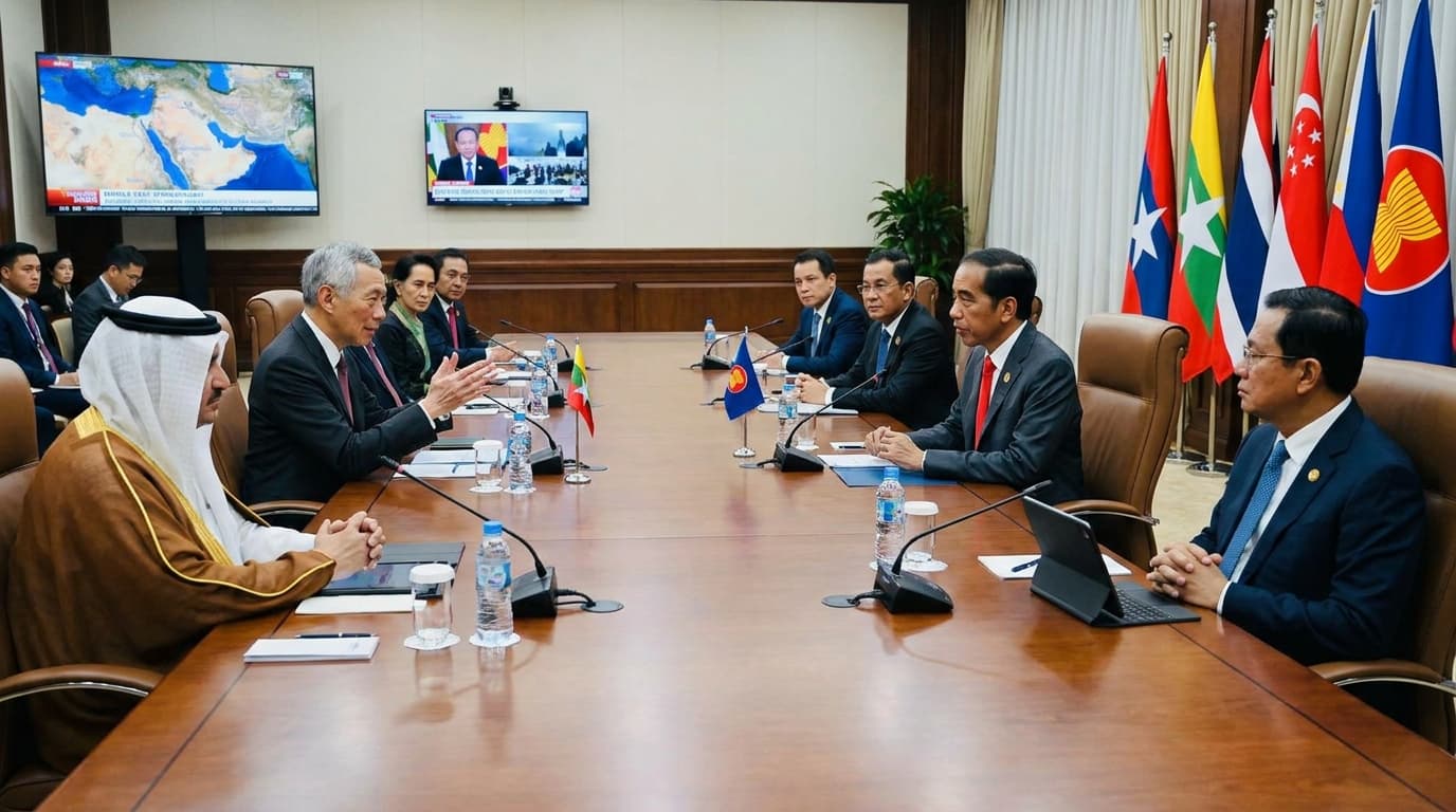 Mga Lider ng ASEAN, Nag-isip ng Paraan Para Guminhawa ang Ekonomiya Habang Nagkakagulo ang Iran?!