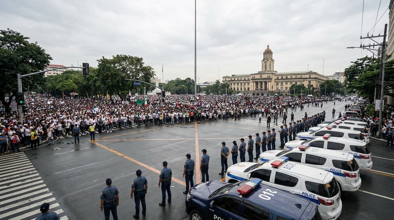 PNP alert status remains as INC rally moves to Manila - Philippine News Agency