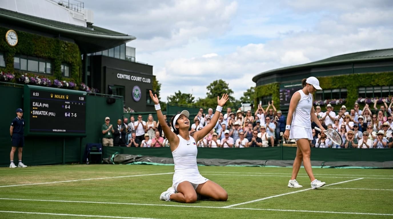 ALEX EALA, NABASAG ANG PANGARAP NI SWIATEK SA WIMBLEDON?! Hindi Mo Aakalaing Mangyayari Ito!