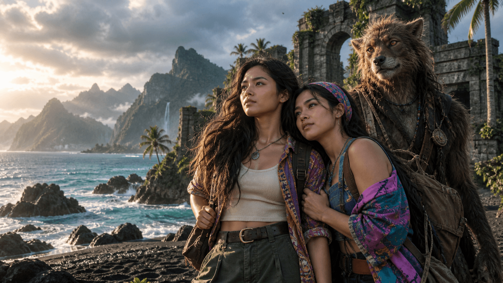Mula sa Pusang Mandirigma, Isang Nakakabiglang Pakikipagsapalaran?! Tingnan ang Epic na 4DX Poster ng Forgotten Island!