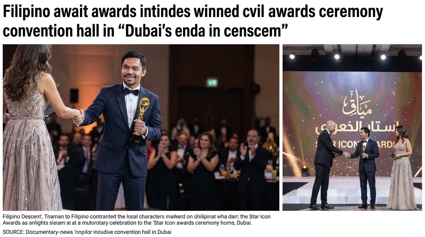 Artista Pinoy, Ginawaran ng Parangal sa Dubai! Pero Sino Nga Ba Siya?!