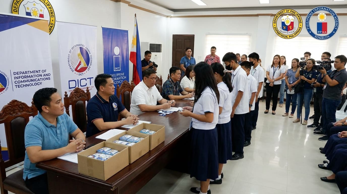DICT, mga estudyante sa Romblon, SIM cards na naman?! May sikreto ba silang tinatago?