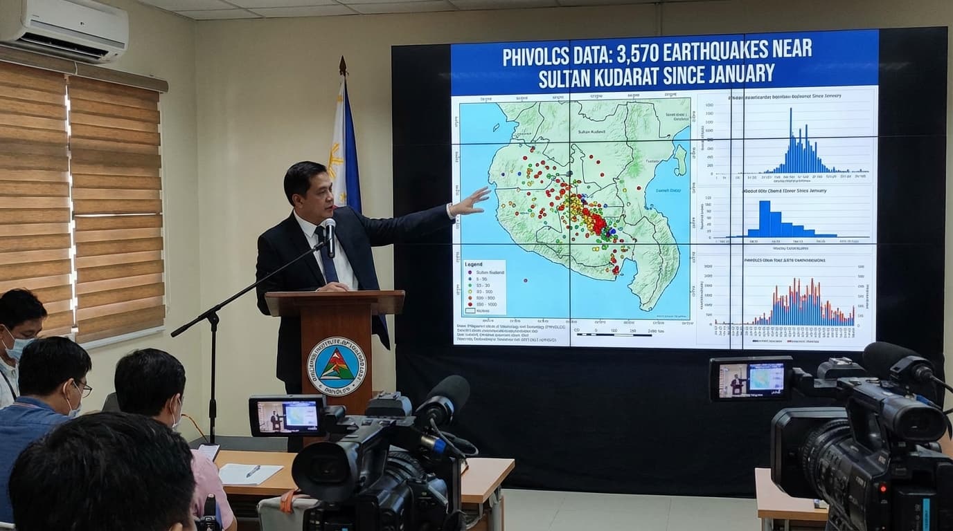 Sultan Kudarat Nagliliyab sa Lindol? 3,570 Pagyanig Mula Enero, PHIVOLCS Nabulabog!