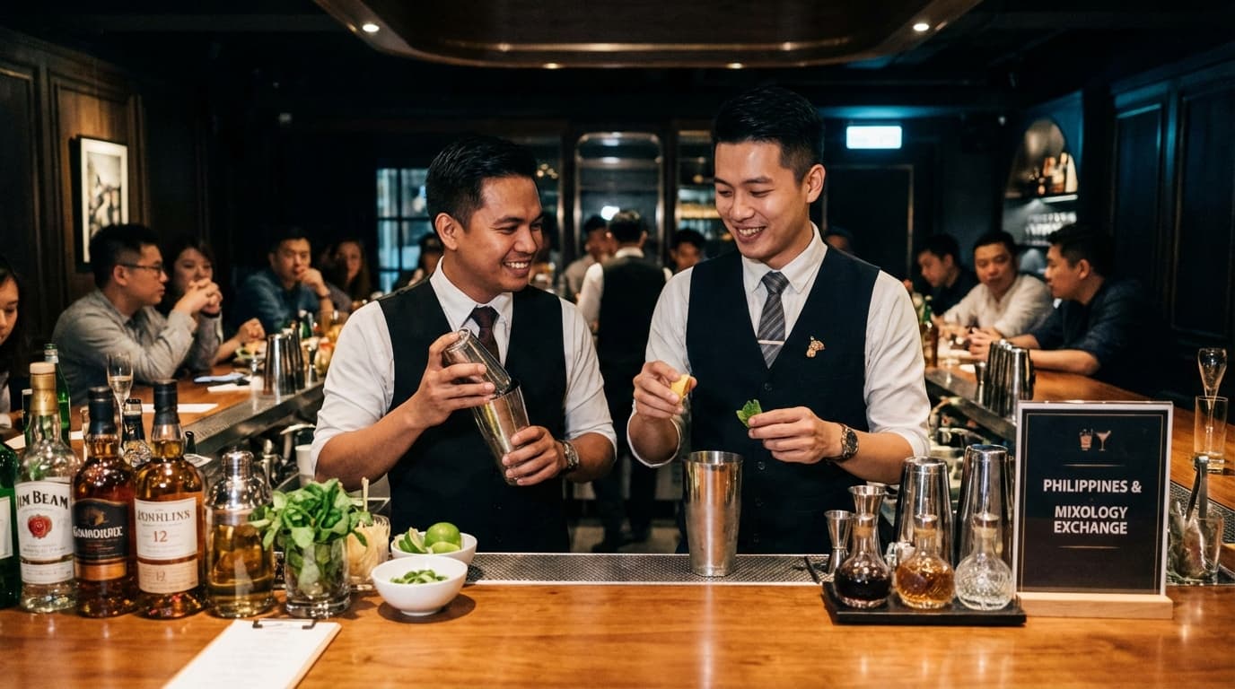 ¡BARTENDERS DE FILIPINAS Y TAIWÁN SE UNEN! ¿QUÉ SECRETO OCULTAN PARA PROMOVER EL TURISMO NOCTURNO?
