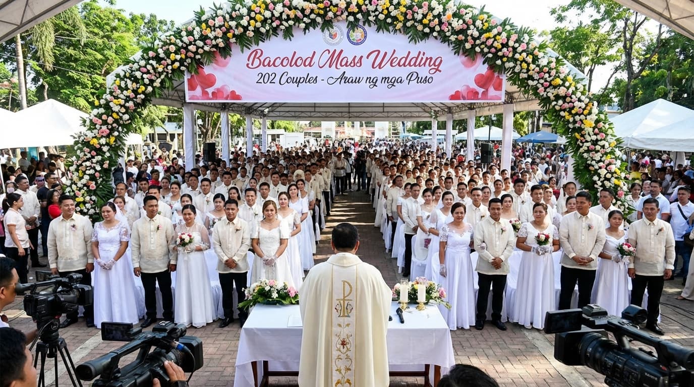 202 Couples, 1 Venue: Nagpakasal sa Bacolod! Ano Kaya Ang Sikreto Nila?