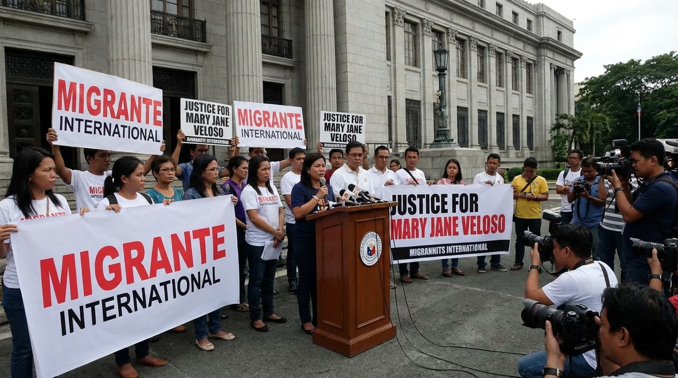 Nakakabaliw na Pakiusap! Migrante, Nananawagan Kay Marcos: Bisitahin si Mary Jane Veloso, Bigyan ng Clemency! Ano Kaya ang Gagawin Niya?