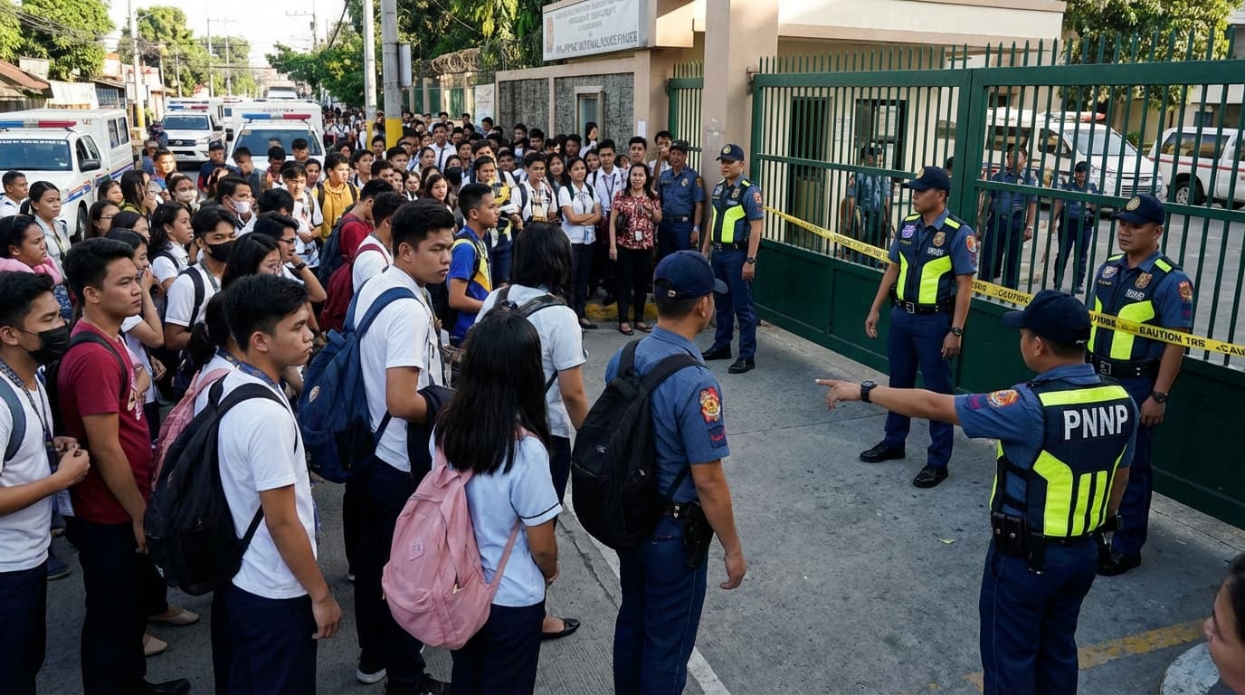 OMG! University Sa Malabon, Nag-Panic! May Banta sa Seguridad, Lahat Pinalabas! Ano'ng Nangyari?!