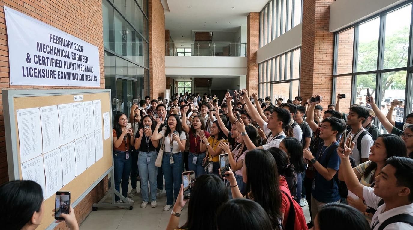 Mga Bagong Mechanical Engineers at Plant Mechanics, Nalantad na! Sino ang mga Sumablay at Sino ang Naka-Galing?