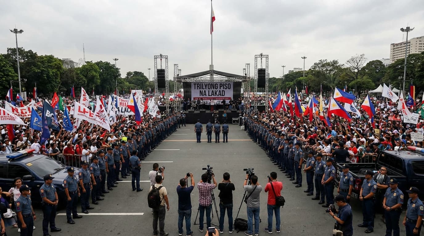 Trilyong Piso na Lakad, 13K Pulis ang Bantay! Ano ang Kinakatakutan Nila?!