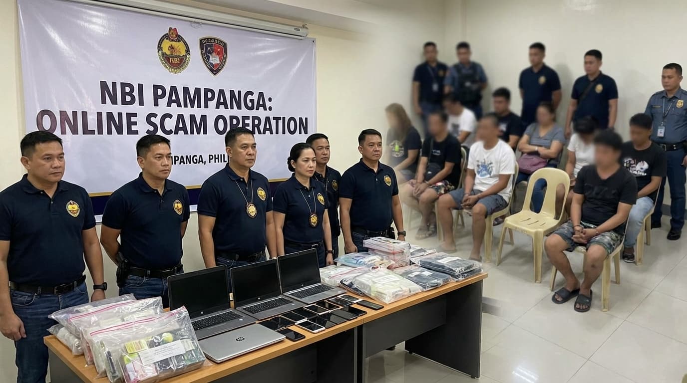 NBI, TINAPA AT KULANGOT SA PAMPANGA: Mga Pinoy na Sugal sa Online Scam, Nabuking! Sasampahan ng Kasong Walang Katapusan?!
