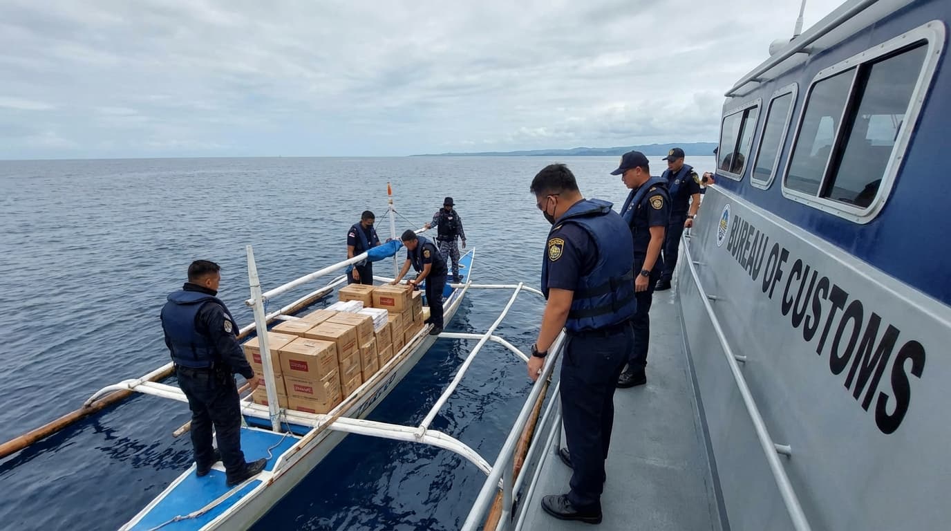 Baka Hindi Mo Alam! Nakalusot Na Naman Ba Ang Sigarilyong Iligal Sa Dagat Celebes? BOC, May Bagong Huli!