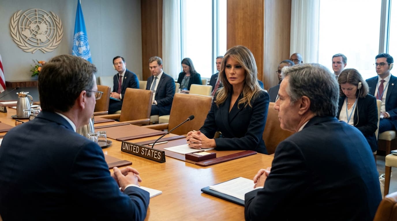 Melania Trump, nagpulong sa UN tungkol sa mga bata! Pero nasaan si Trump?