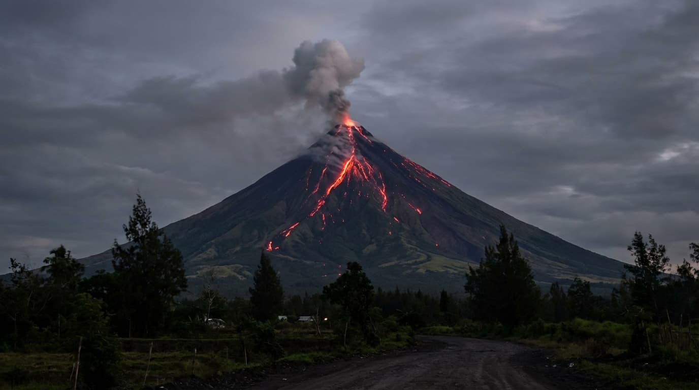 MAINIT NA PAG-IBIG O NAGBABAGANG GALIT? Mayon Volcano, 57 Araw Nang Naglalaway ng Lava! Ano Ang Susunod Niyang Gagawin?! ππ₯