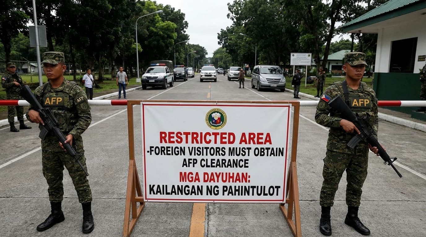 Mga Dayuhan sa Military Bases? Kailangan ng Pahintulot, Kung Hindi... Bahala Kayo Dyan!