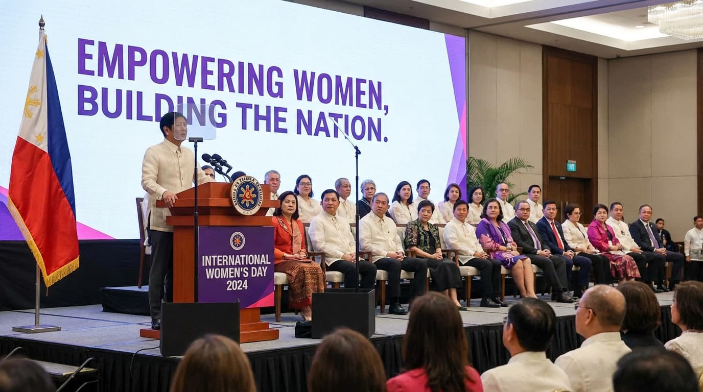 Pambubudol ba 'to? Marcos, sinabing ang progreso ng Pilipinas ay may tatak ng kababaihan... Pero Teka Muna!