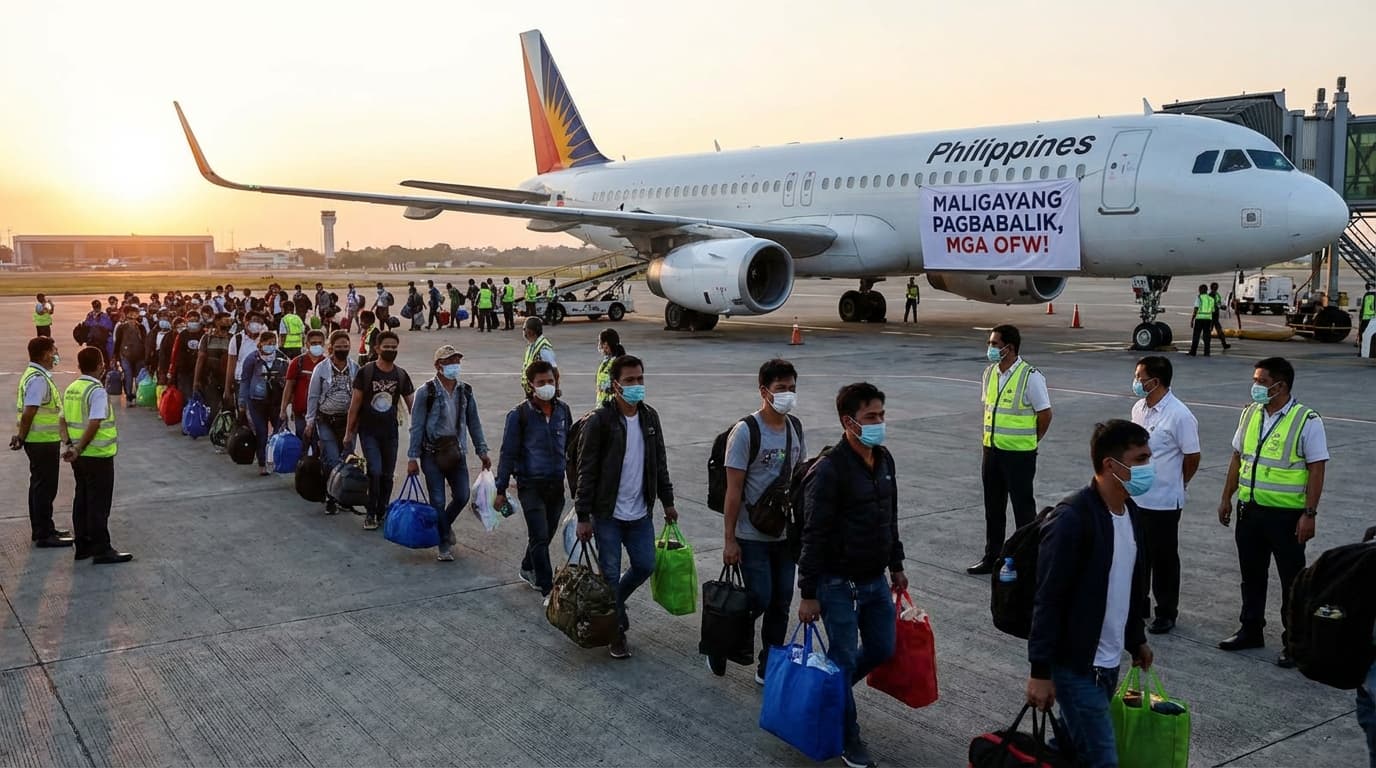 90 OFWs Pauwi Na Mula sa Gitnang Silangan: Gobyerno Naghahanda ng Charter Flights, Pero Teka Muna... May Iiyak Ba?!