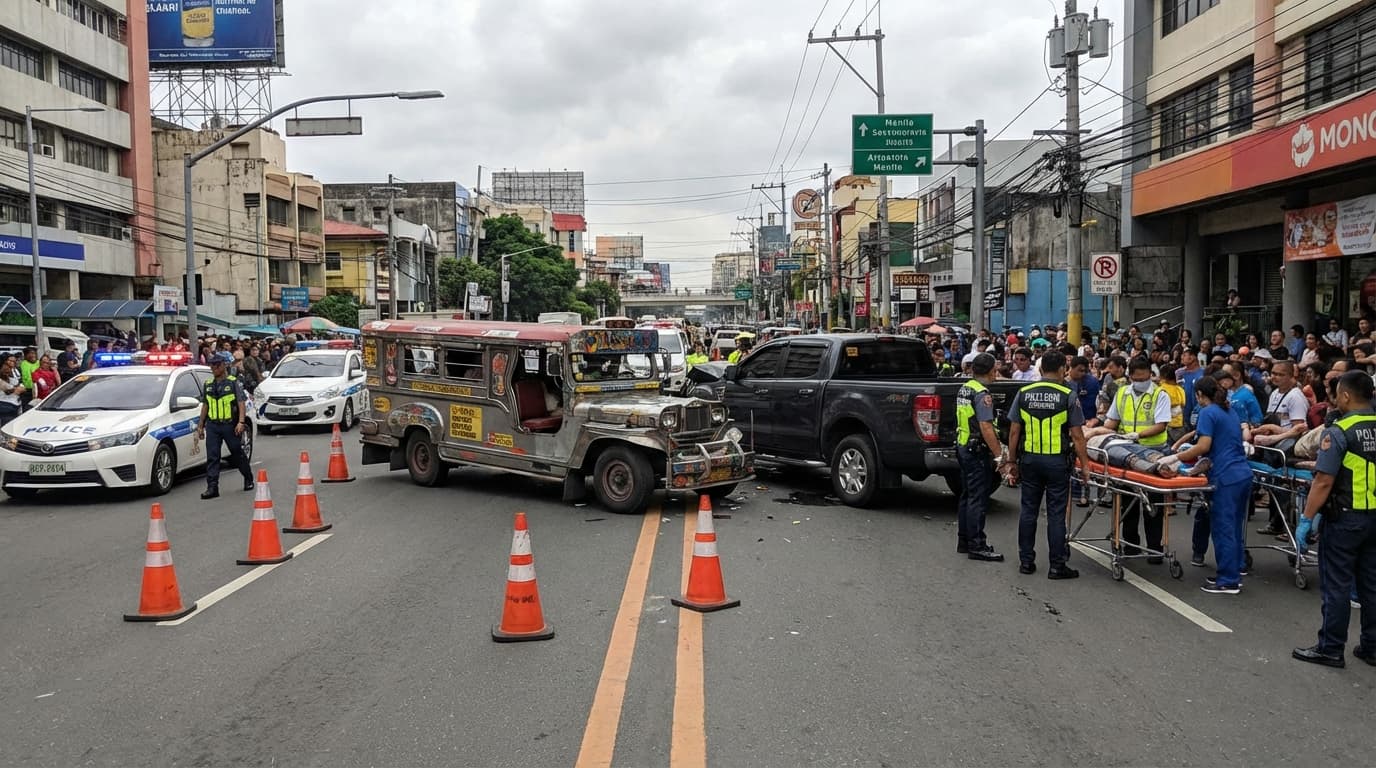 12 Sugatan sa Banggaan ng Jeepney at Pickup: Aksidente ba o Gawa ng Kapabayaan?! Alamin Dito!