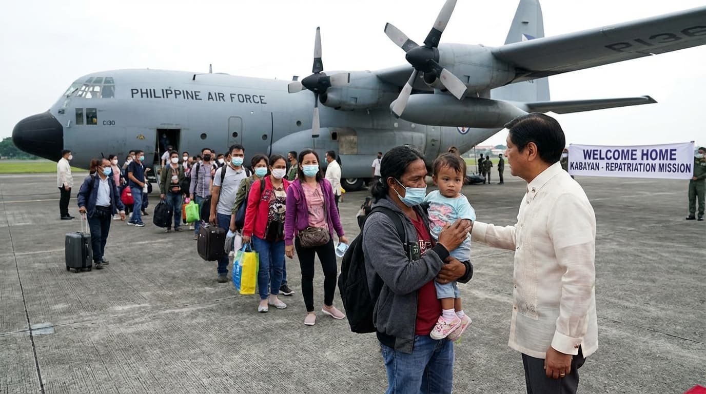 Si Marcos, Nag-welcome ng 300+ Pinoy Mula sa Giyera sa Gitnang Silangan - Pero Ano Ang Nasa Likod Nito?! 🇵🇭