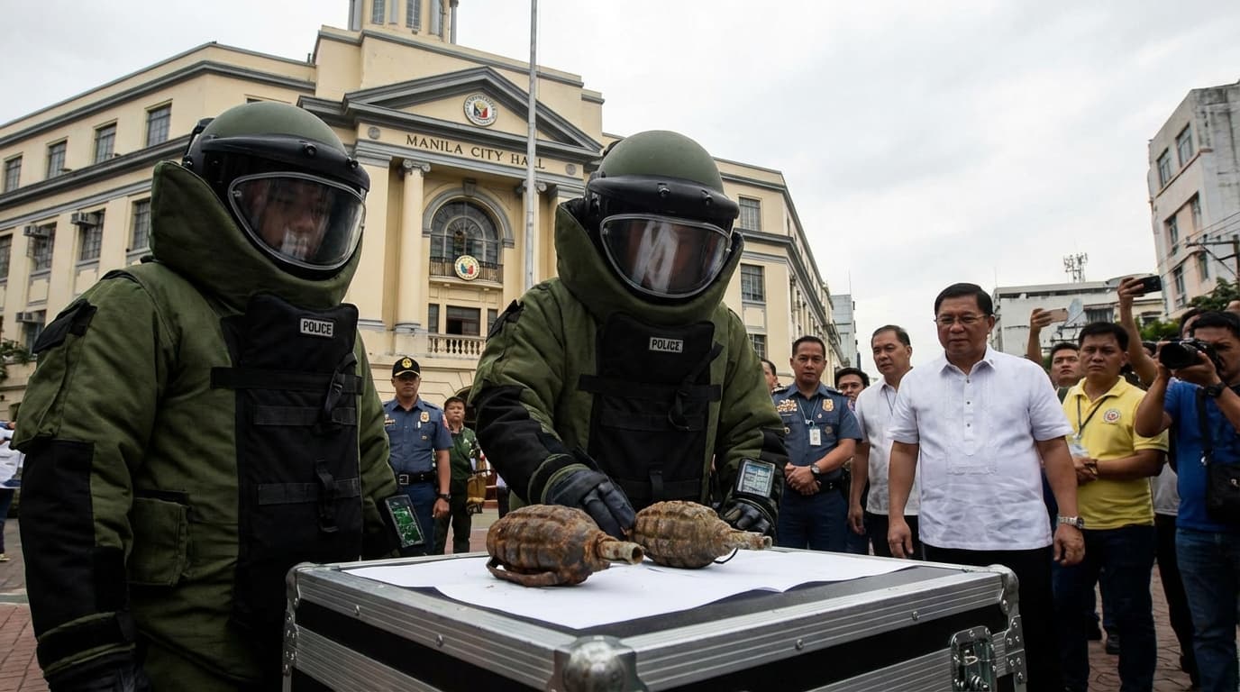PUTOK SA MAYNILA! Granadang Luma Natagpuan sa City Hall, Ano'ng Lihim Nito?! 😱