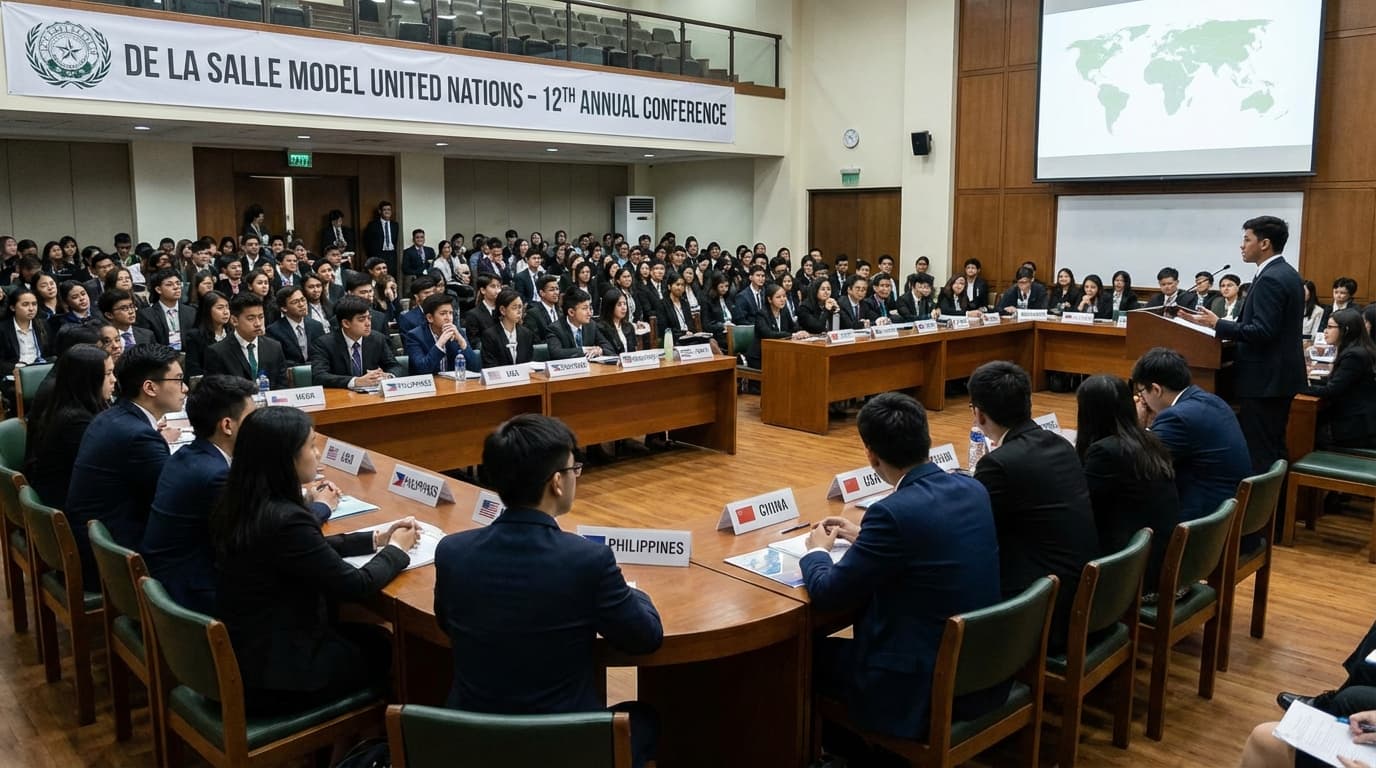 ¡De La Salle Model UN: Magbubulsa ba o Magbubulag-bulagan sa kanilang ika-12 Taunang Kumperensya?!
