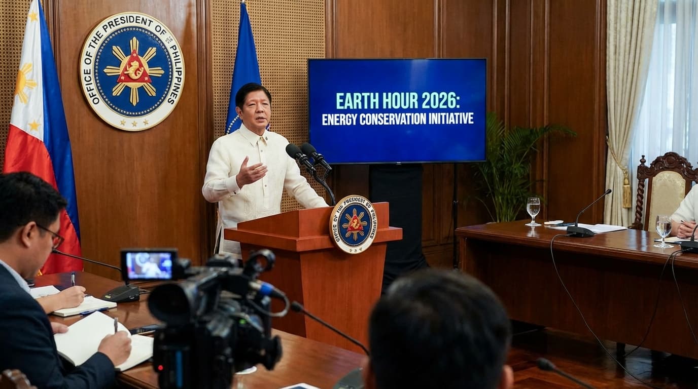 Bongbong Marcos, Nakiusap sa Earth Hour 2026: Matipid Na Kuryente, Bawas Gasolina - Pero Kailan Kaya Magsisimula?!