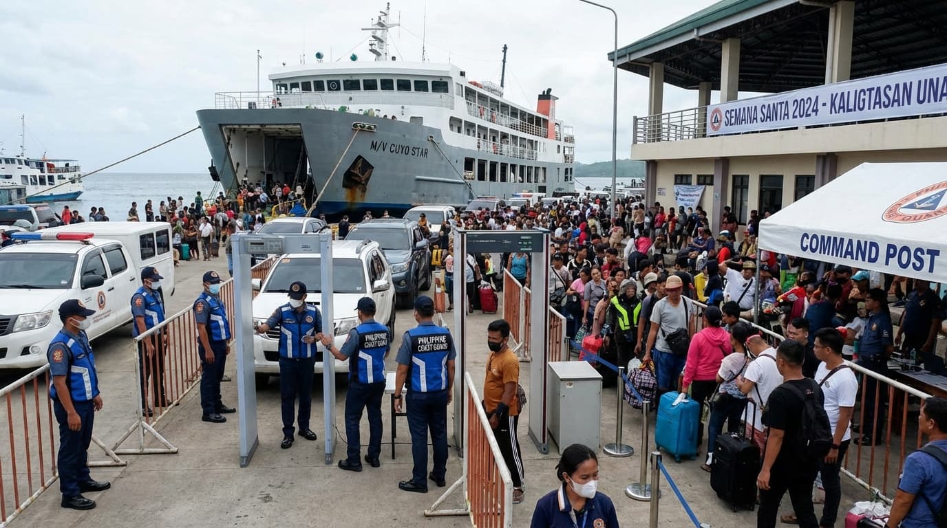 Seguridad sa Pantalan ng Cuyo, Pinalakas! May Tinatago ba Sila Bago ang Semana Santa?! 😱