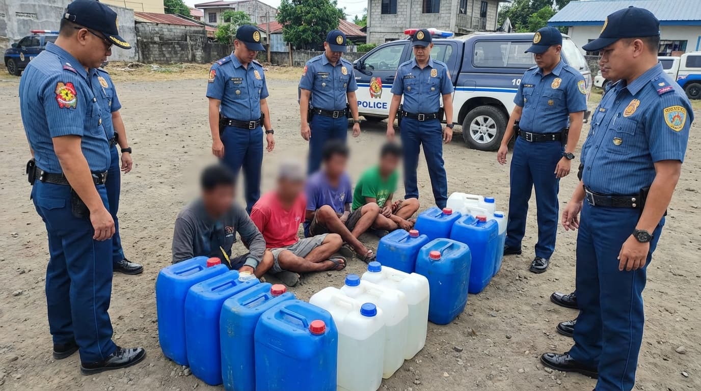 6 Suspects Nabbed sa Albay! Pagnanakaw ng Gasolina, Lalong Lumala?!