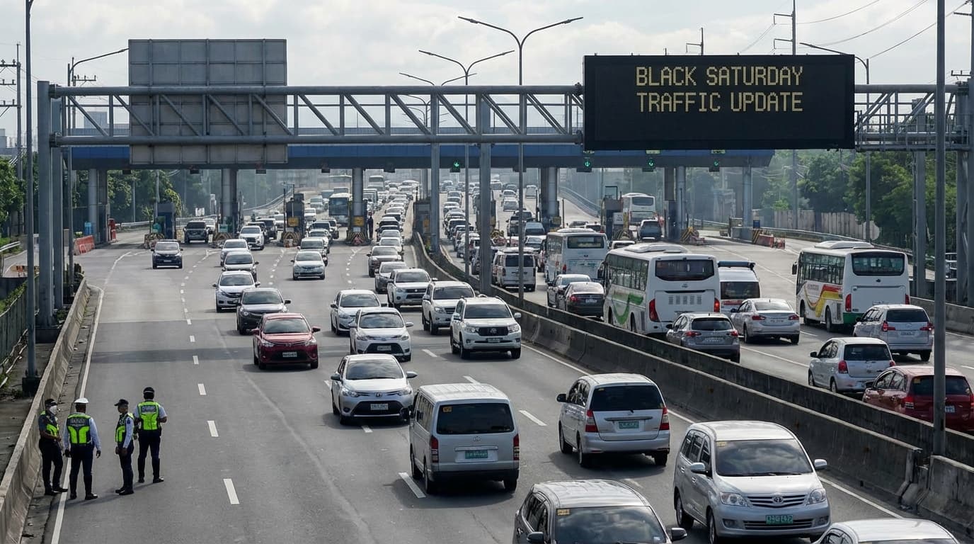 Black Saturday sa mga Tollway: Traffic ba o Takot Lang Ulit?