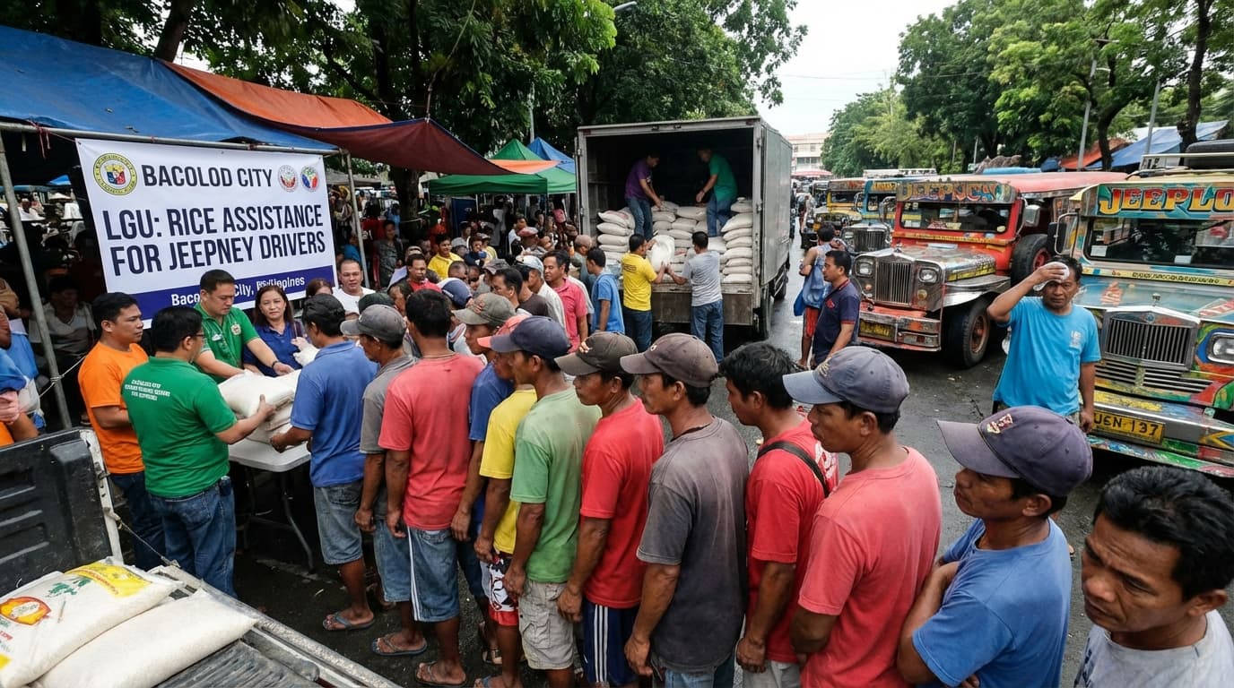 Bacolod, Namigay ng Bigas sa Jeepney Drivers: Solusyon ba Ito o Pa-Pogi Lang?! 🤯